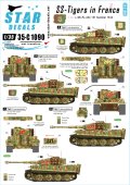 STAR DECALS[SD35-C1090]1/35 武装親衛隊のティーガー#2 SS第101重戦車第2中隊