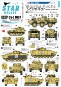 STAR DECALS[SD35-C1097]1/35 イラク戦争の英軍AFV#2 ウォリアー,フクスNBC,シミター