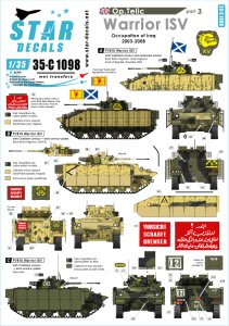 画像1: STAR DECALS[SD35-C1098]1/35 イラク戦争の英軍AFV#3 ウォリアー歩兵戦闘車 (1)