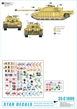 画像2: STAR DECALS[SD35-C1099]1/35 イラク戦争の英軍AFV#4 占領統治軍のチャレンジャー2