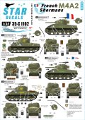 STAR DECALS[SD35-C1102]1/35 自由フランス軍のシャーマン#1 M4A2 1944-45