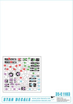 画像2: STAR DECALS[SD35-C1103]1/35 自由フランス軍のシャーマン#2 M4A3,M4A3 105mm, M4A3(76)