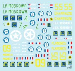 画像3: STAR DECALS[SD35-C1103]1/35 自由フランス軍のシャーマン#2 M4A3,M4A3 105mm, M4A3(76)