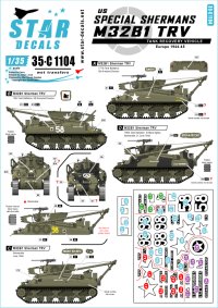 STAR DECALS[SD35-C1104]1/35 WWII米 M32B1戦車回収車 ヨーロッパ1944-45