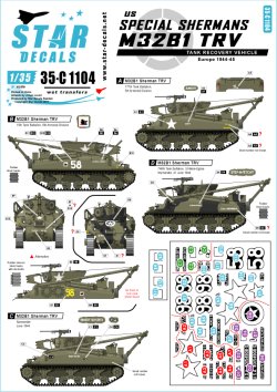 画像1: STAR DECALS[SD35-C1104]1/35 WWII米 M32B1戦車回収車 ヨーロッパ1944-45