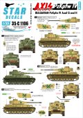 STAR DECALS[SD35-C1106]1/35 ブルガリア軍のIV号戦車