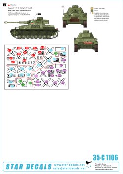 画像2: STAR DECALS[SD35-C1106]1/35 ブルガリア軍のIV号戦車
