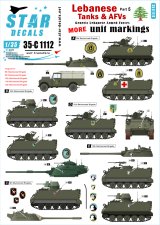 STAR DECALS[SD35-C1112]1/35 レバノンの戦車と装甲車両デカールセット#5 汎用部隊マーキング2