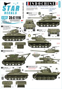 画像1: STAR DECALS[SD35-C1116]1/35 インドシナ紛争 #2 M36B2,M4,パンター等 (1)