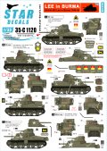 STAR DECALS[SD35-C1120]1/35 ビルマ戦線の英軍M3リー