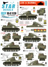 STAR DECALS[SD35-C1120]1/35 ビルマ戦線の英軍M3リー
