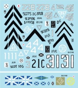 画像3: STAR DECALS[SD35-C1162]1/35 チャレンジャーI. RSDG  - 湾岸戦争1991年の王室スコットランドドラグーンガード