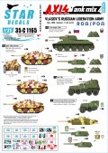 STAR DECALS[SD35-C1165]1/35 枢軸軍に参加した東ヨーロッパの戦車＃4. ロシア解放軍の戦車　T-34と BA-10Mほか