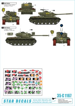 画像2: STAR DECALS[SD35-C1167]1/35 朝鮮戦争のアメリカ海兵隊所属のM46パットン