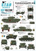 STAR DECALS[SD35-C1168]1/35 イギリス連邦共同体のマーキング　朝鮮戦争1950-53年　チャーチル、ジープ、ユニバーサルキャリア、クロムウェル、ディンゴ SC