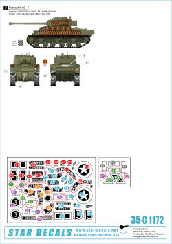 画像2: STAR DECALS[SD35-C1172]1/35 シャーマンファイアフライMk IC ハイブリットおよびMk VC　カナダ、ポーランド、ニュージーランド、チェコスロバキア
