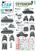 STAR DECALS[SD35-C1180]1/35 WWII ドイツ 親衛隊 SSトーテンコープス フランス侵攻時の第3SS装甲師団 1940年 ソミュアS35、パナール178他