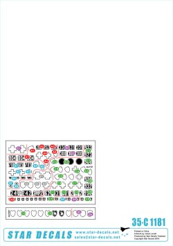 画像2: STAR DECALS[SD35-C1181]1/35 WWII ドイツ 第18装甲擲弾兵師団 #1 1941〜43年 II号戦車A〜C型及びF型、IV号戦車D型、F2型