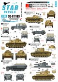 STAR DECALS[SD35-C1183]1/35 WWII ドイツ ブラウ作戦とスターリングラード #1 II号戦車F型、III号戦車J型、MB170VK、キューベルワーゲン他