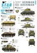 画像1: STAR DECALS[SD35-C1188]1/35 WWII ドイツ ドイツ軍のM4シャーマン/ドイツ軍に鹵獲され再就役したシャーマン M4、M4A1、M4A3(W) (1)