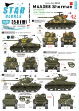 STAR DECALS[SD35-C1191]1/35 朝鮮戦争 米 米陸軍 M4A3E8 シャーマン #3 朝鮮戦争でのイージーエイト