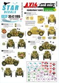 STAR DECALS[SD35-C1195]1/35 WWII 枢軸軍に参加した東ヨーロッパの戦車 #5 第二次大戦におけるハンガリーの装甲車 39.Mチャバ装甲車