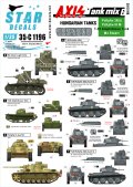 STAR DECALS[SD35-C1196]1/35 WWII 枢軸軍に参加した東ヨーロッパの戦車 #6 第二次大戦におけるハンガリーの戦車 38(t)戦車、III号戦車M型他
