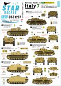 STAR DECALS[SD35-C1207]1/35 WWII 独 イタリア戦線のドイツ戦車＃7 III号突撃砲G型　セモベンテda75/18 75/34