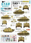 STAR DECALS[SD35-C1209]1/35 WWII 独 イタリア戦線のドイツ戦車＃9 ヘルマンゲーリング装甲師団 三号戦車M/N型 IV号戦車G/H型 マーダーII