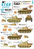 STAR DECALS[SD35-C1211]1/35 WWII 独 イタリア戦線のドイツ戦車＃11 パンターA型及びパンターG型初期型