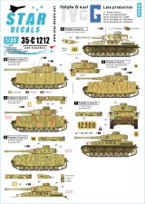 STAR DECALS[SD35-C1212]1/35 WWII独 IV号戦車G型後期生産型 東部戦線1943〜44年