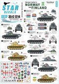 STAR DECALS[SD35-C1214]1/35 WWII 独 ノルウェーとフィンランドに進駐したドイツ戦車 ＃2