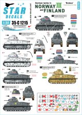 STAR DECALS[SD35-C1215]1/35 WWII 独 ノルウェーとフィンランドに進駐したドイツ戦車 ＃3
