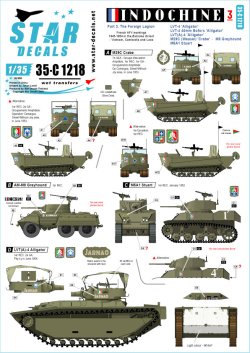 画像1: STAR DECALS[SD35-C1218]1/35 仏 ベトナム戦争 第一次インドシナ戦争でのフランス極東遠征軍 ＃3