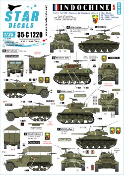 画像1: STAR DECALS[SD35-C1220]1/35 仏 ベトナム戦争 第一次インドシナ戦争でのフランス極東派遣軍 ＃5