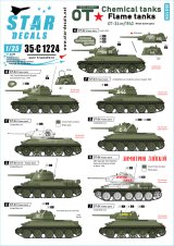 STAR DECALS[SD35-C1224]1/35 WWII ロシア/ソ連 ソビエト赤軍 OT-34火炎放射戦車