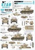 STAR DECALS[SD35-C1226]1/35 IDF イスラエルのAFV ＃9 1967年 六日間戦争 M51スーパーシャーマン