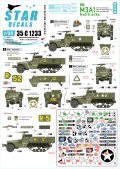 STAR DECALS[SD35-C1233]1/35 WWII 米 M3A1ハーフトラックD-デイ75周年スペシャル フランス ノルマンディー1944年
