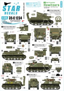 画像1: STAR DECALS[SD35-C1234]1/35 WWII 米 M7プリースト/M8自走榴弾砲75周年スペシャル フランス ノルマンディー1944年 (1)