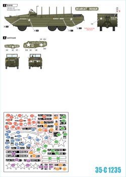 画像2: STAR DECALS[SD35-C1235]1/35 WWII 米 水陸両用車フォードGPA/DUKW75周年スペシャル フランス ノルマンディー1944年