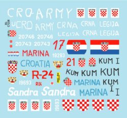 画像3: STAR DECALS[SD35-C1236]1/35 現用 バルカン半島 クロアチア陸軍＃1 祖国戦争でのT-55 クロアチア1991-92年