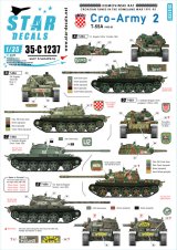 STAR DECALS[SD35-C1237]1/35 現用 バルカン半島 クロアチア陸軍＃2 祖国戦争でのT-55 クロアチア1992-93年