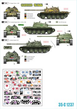 画像2: STAR DECALS[SD35-C1237]1/35 現用 バルカン半島 クロアチア陸軍＃2 祖国戦争でのT-55 クロアチア1992-93年