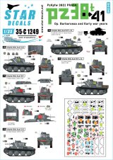 STAR DECALS[SD35-C1249]1/35 WWII ドイツ陸軍PzKpfw38(t)プラガ戦車 バルバロッサ作戦と大戦初期