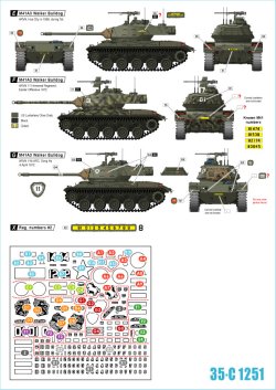 画像2: STAR DECALS[SD35-C1251]1/35 ARVN＃1 南ベトナム陸軍所属の米製戦車 M41/M48A3