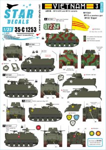 画像1: STAR DECALS[SD35-C1253]1/35 ARVN＃3 南ベトナム陸軍所属のM113 (1)