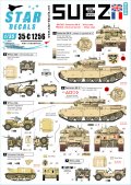 STAR DECALS[SD35-C1256]1/35 中東戦争 1956年スエズ危機＃1 英軍及びフランス軍所属の戦車と装甲車