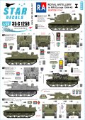STAR DECALS[SD35-C1258]1/35 WWII 英 英国王立砲兵隊♯1 北西ヨーロッパのセクストン25ポンド