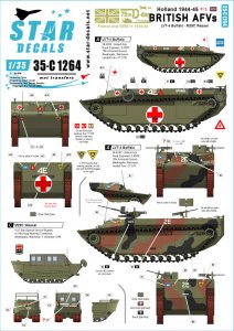 画像1: STAR DECALS[SD35-C1264]1/35 WWII 英 オランダでの英陸軍戦車と装甲車 LVT-4バッファロー M29Cウィーゼル (1)