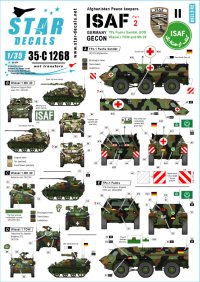 STAR DECALS[SD35-C1268]1/35 現用 独 NATO軍ISAF♯2 アフガニスタンに派遣されたドイツ連邦軍(GECON-ISAF)車両 フックス&ヴィーゼル
